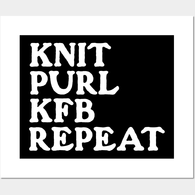 Kfb Tshirt, Crocheting Gifts, Knitting Gifts for Mom, Shirt for Grandma, Knitting Front and Back Shirts for Women, Knitter Gifts, Crocheter Wall Art by Snoe